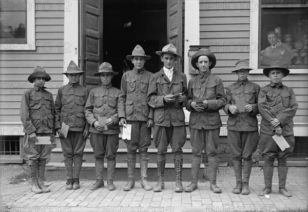 Boy Scouts, 1913.