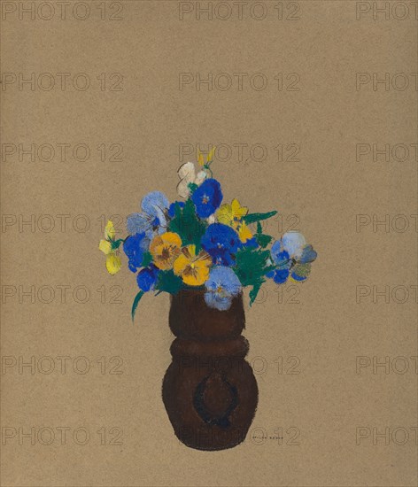 Pansies, c. 1905.