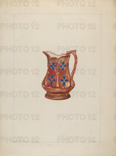 Pitcher, c. 1937.