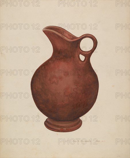 Pitcher, c. 1940.