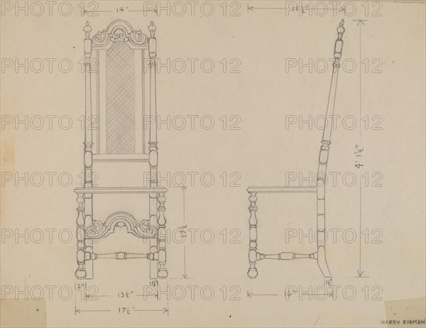 Side Chair, 1936.