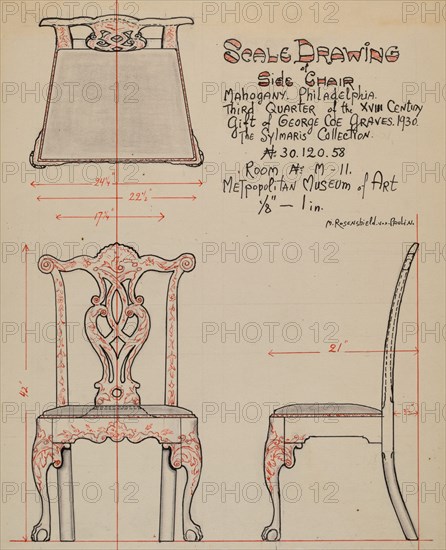 Side Chair, 1936.