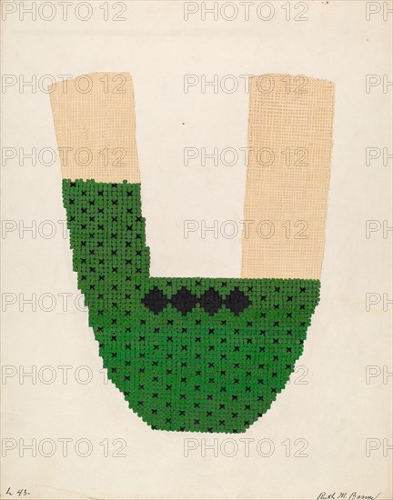 Slipper, c. 1937.