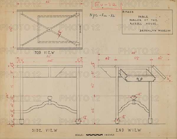 Table, 1935/1942.