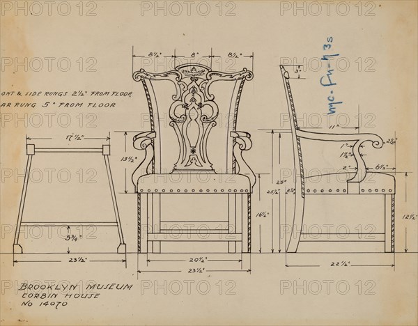 Armchair, c. 1936.