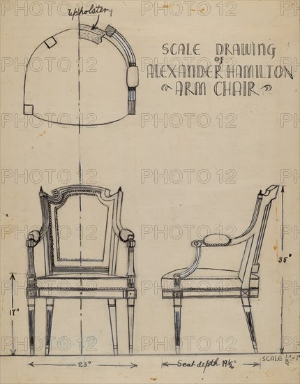 Armchair, c. 1938.