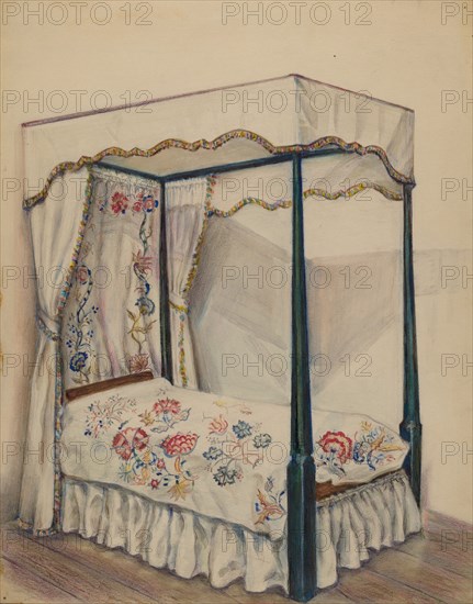 Bedstead, c. 1936.