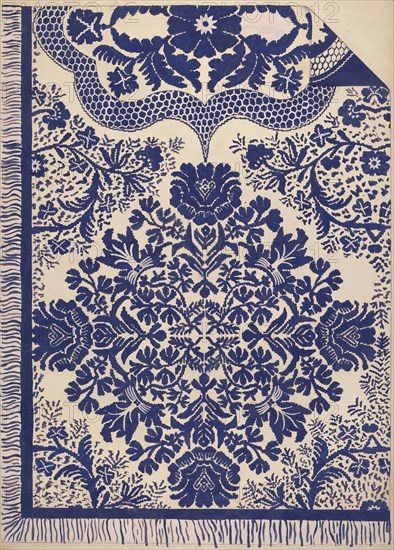 Coverlet, c. 1937.