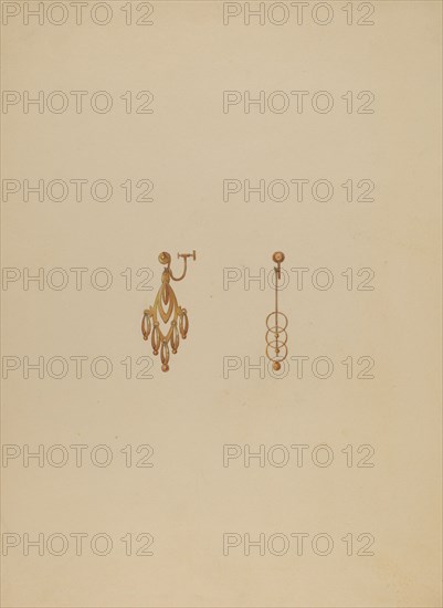 Earrings, c. 1937.