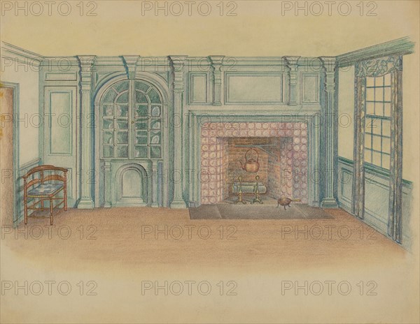 Interior, c. 1936.