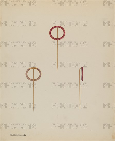 Stick Pin, c. 1938.