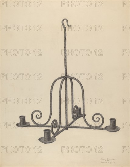 Chandelier, c. 1940.