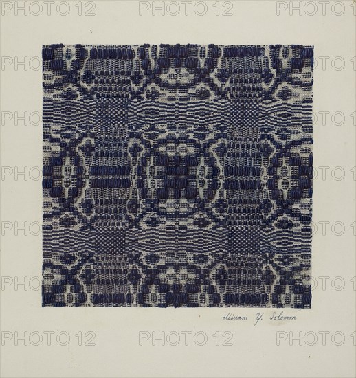 Coverlet, 1935/1942.