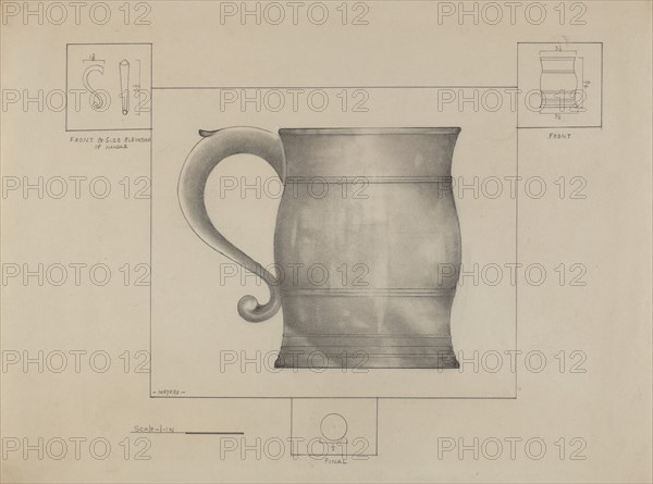 Pewter Mug, c. 1936.