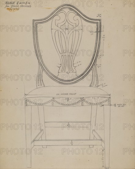 Side Chair, c. 1936.