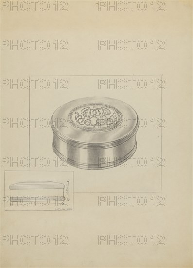 Silver Box, c. 1936.