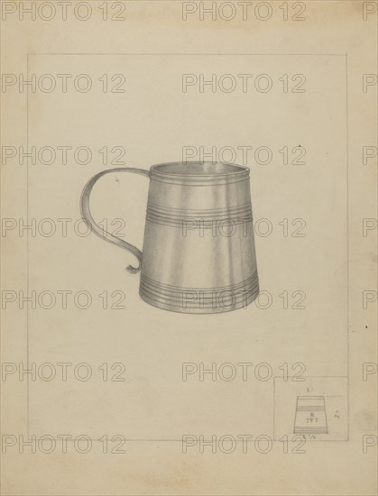 Silver Mug, c. 1937.