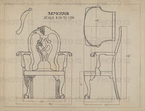 Arm Chair, 1935/1942.