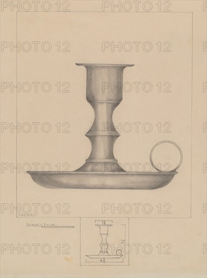 Candlestick, c. 1936.