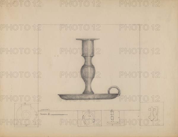 Candlestick, c. 1936.