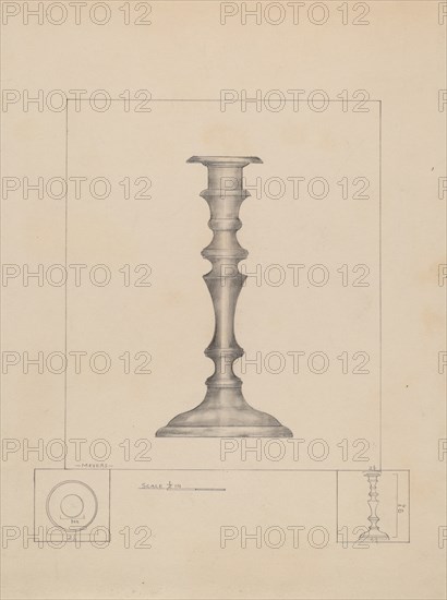 Candlestick, c. 1936.