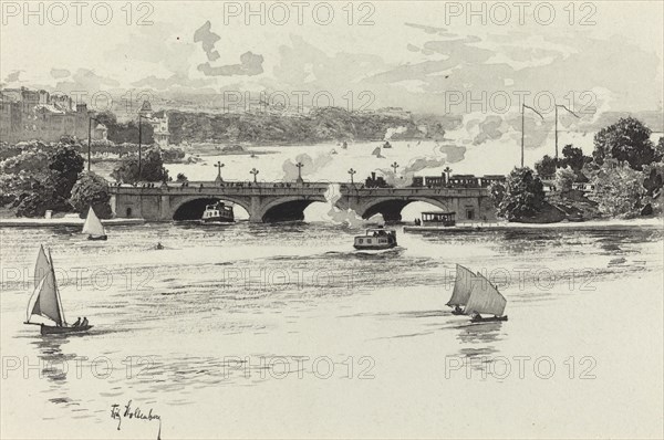 Lombardsbrucke, 1893.