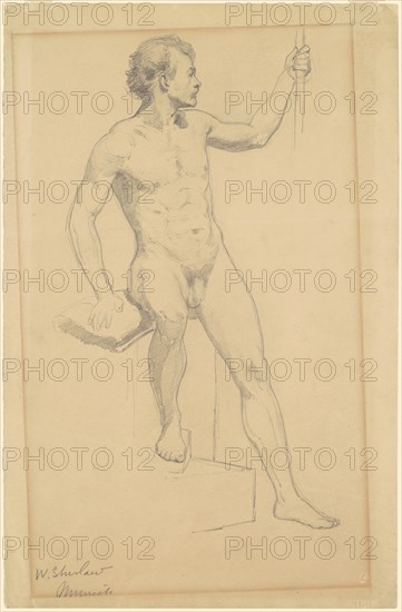 Male Nude, 1870-1877.