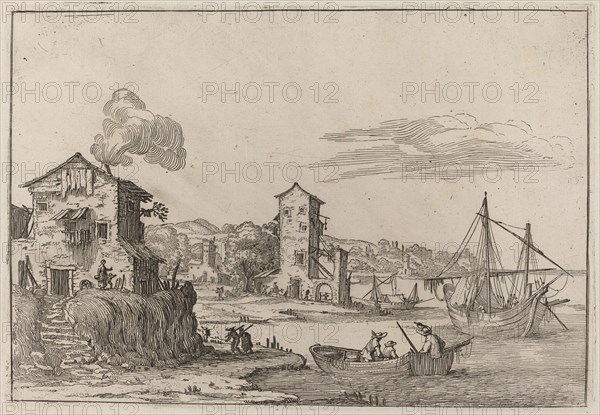 Rustic Seaport, 1638.