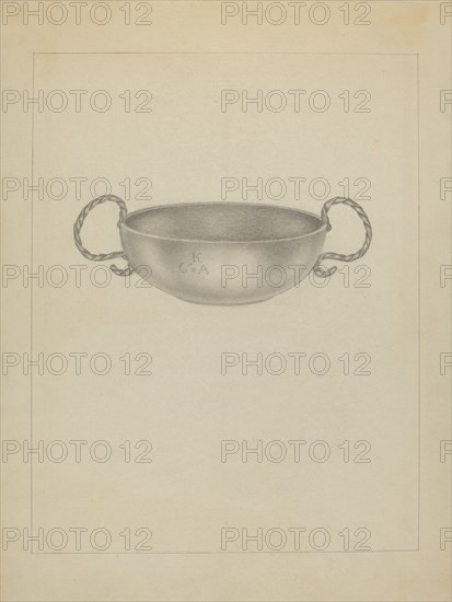 Silver Bowl, c. 1936.