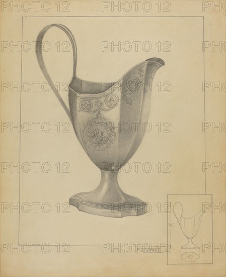 Silver Creamer, 1936.