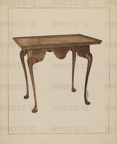 Tea Table, 1935/1942.