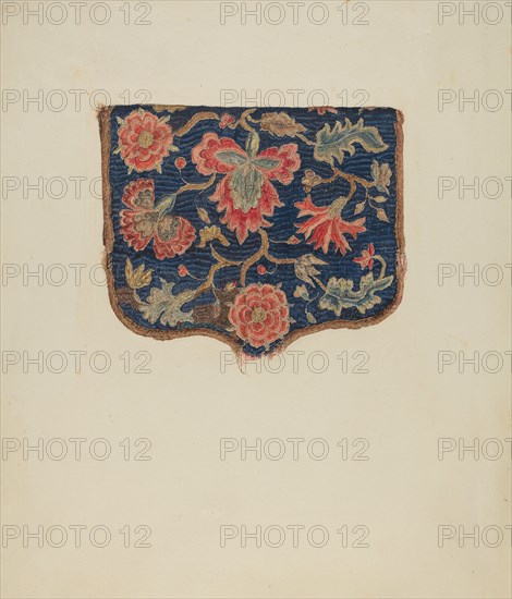 Crewel Purse, c. 1939.