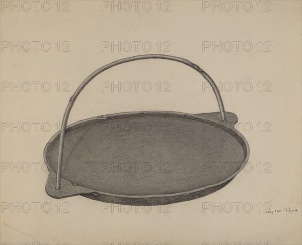 Iron Griddle, c. 1938.