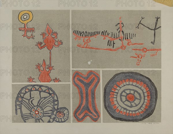 Petroglyph, 1935/1942.