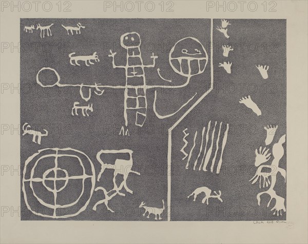 Petroglyph, 1935/1942.