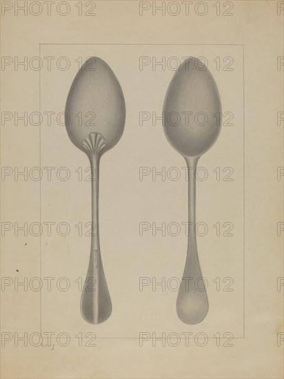 Pewter Spoon, c. 1937.