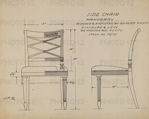 Side Chair, 1935/1943.