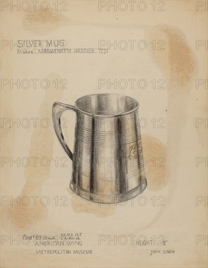 Silver Mug, 1935/1942.