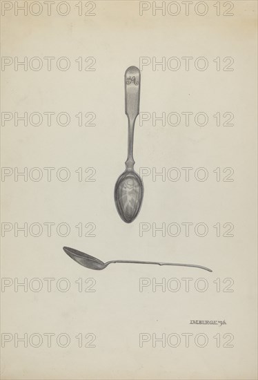 Silver Teaspoon, 1936.