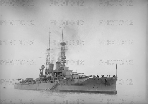 U.S.S. Arkansas, 1914.