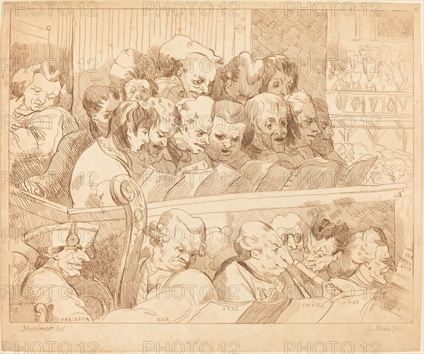A Choral Band, c. 1784.