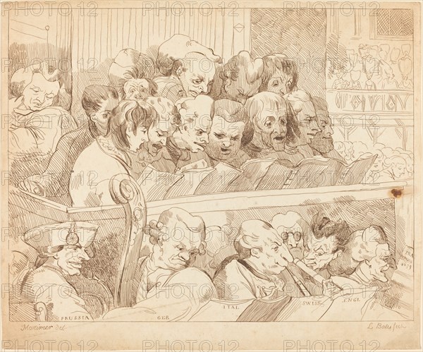 A Choral Band, c. 1784.