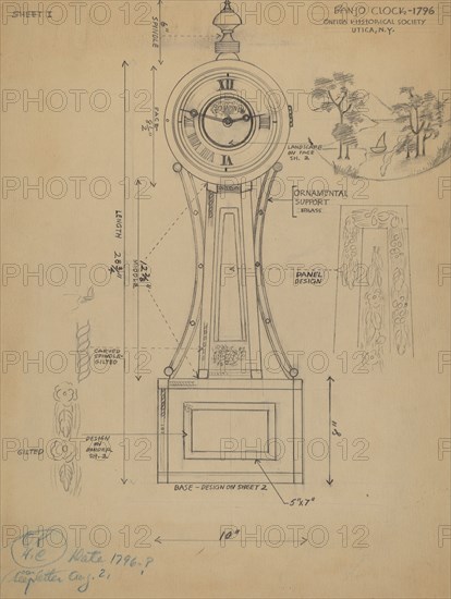 Banjo Clock, 1935/1942.