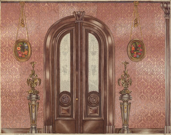 Entrance Door, c. 1939.