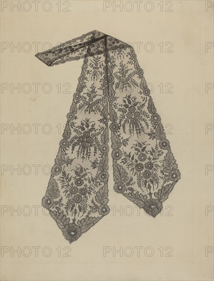 Lace Cravat, 1935/1942.