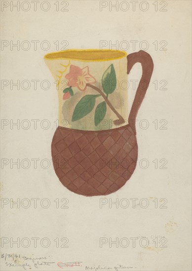 Majolica Pitcher, 1940.