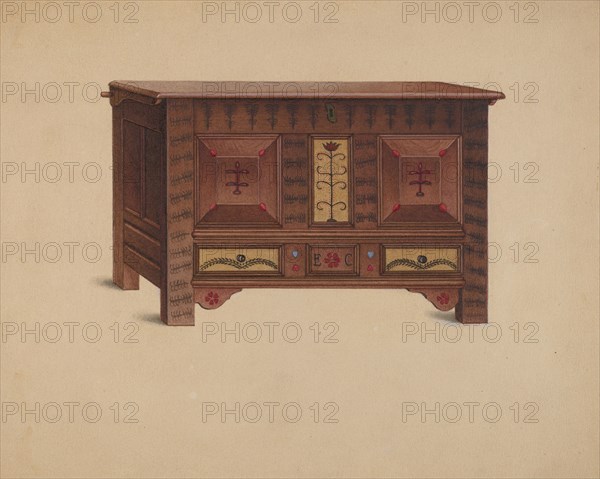 Painted Chest, c. 1937.