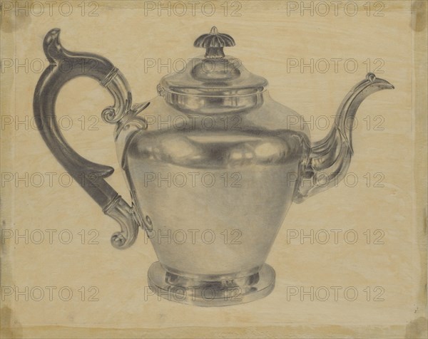 Pewter Teapot, c. 1937.