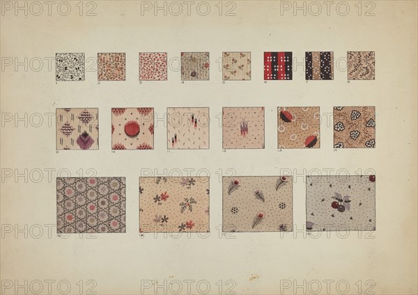 Quilt Patches, c. 1937.