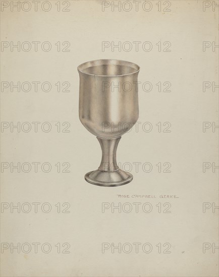 Silver Goblet, c. 1939.